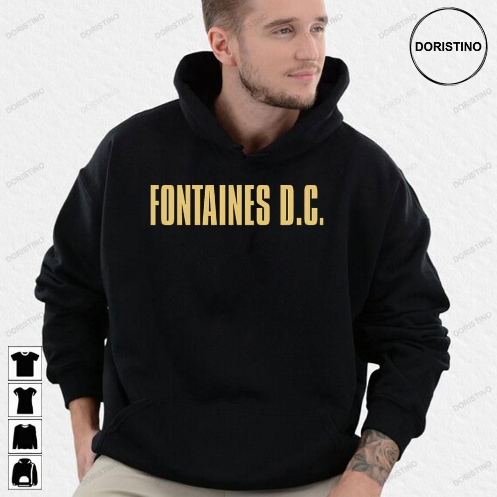 Yellow Logo Fontaines Dc Limited Edition Tshirts